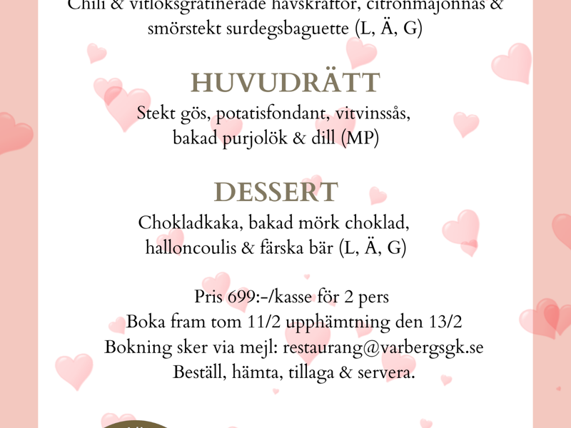 Alla hjärtans dag - kassen