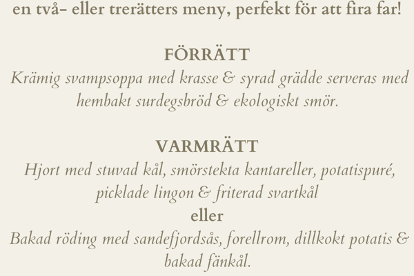 Fira Fars Dag hos oss den 9/11